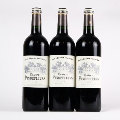 (3) 2006 Chateau Pindefleurs, St Emilion