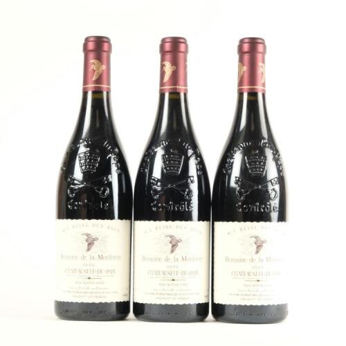 (3) 2008 Domaine de la Mordoree Chateauneuf du Pape La Reine des Bois
