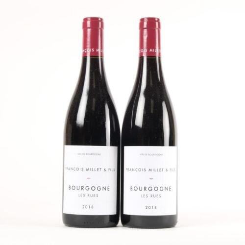 (2)&nbsp;2018 Francois Millet Bourgogne Les Rues, Cote de Nuits *