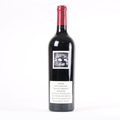 (1) 2019 Two Hands Dave's Block Blewitt Springs Shiraz, McLaren Vale SA *