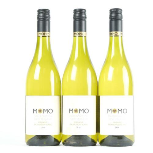 (3) 2014 Momo Organic Sauvignon Blanc, Marlborough