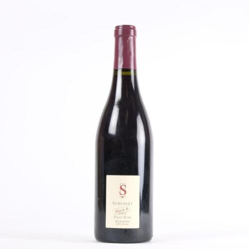 (1) 2012 Schubert Block B Pinot Noir, Wairarapa