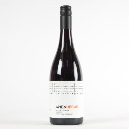 (1) 2019 Clonal Bros Amen Break Zebra Vineyard Pinot Noir, Central Otago*