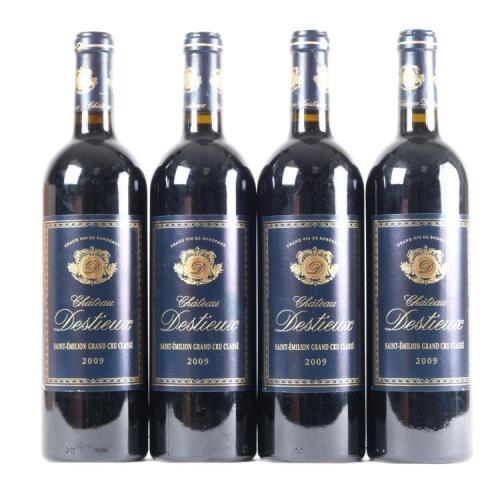 (4) 2009 Chateau Destieux, St Emilion