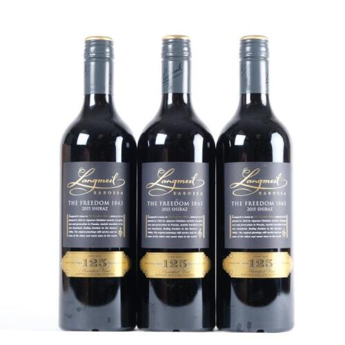 (3) 2015 Langmeil The Freedom 1843 Shiraz, Barossa SA