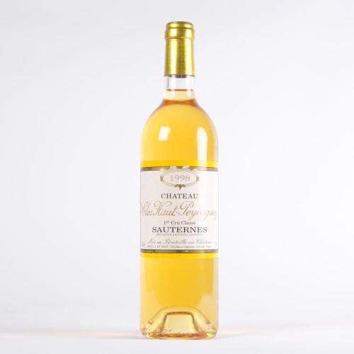 (1) 1998 Clos Haut Peyraguey