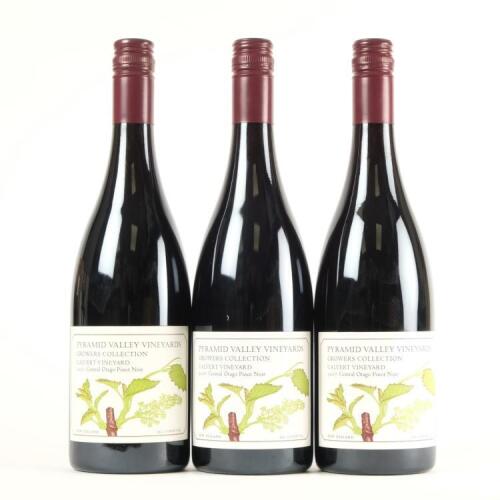 (3) 2007 Pyramid Valley Calvert Pinot Noir, Bannockburn
