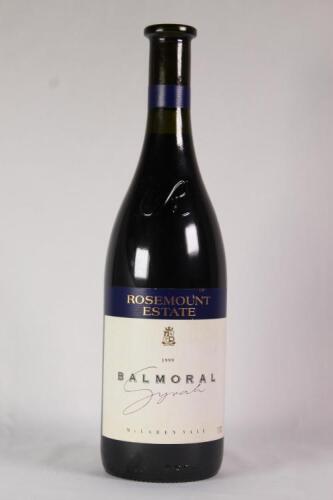 (1) 1999 Rosemount Balmoral Syrah, McLaren Vale SA