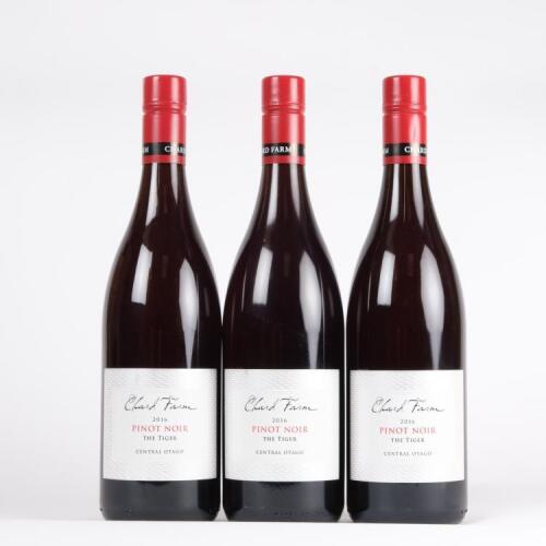 (3) 2016 Chard Farm The Tiger Pinot Noir, Lowburn