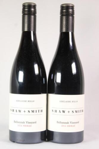 (2) 2014 Shaw & Smith Balhannah Shiraz, Adelaide Hills SA*&nbsp;&nbsp;