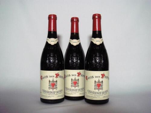 (3) 2004 Clos des Papes Chateauneuf du Papes, Rhone