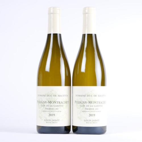 (2) 2019 Louis Jadot Domaine Duc de Magenta Puligny Montrachet Clos de la Garenne 1er Cru, Cote de Beaune