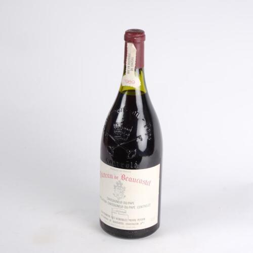 (1) 1989 Chateau de Beaucastel Chateauneuf du Pape 1500ml