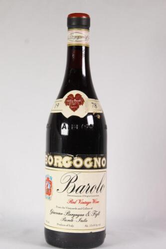 (1) 1978 Giacomo Borgogno Barolo, Piedmont