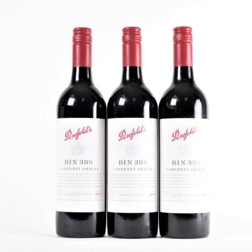 (3) 2013 Penfolds Bin 389 Cabernet Sauvignon/Shiraz, South Australia