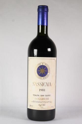 (1) 1981 Tenuta San Guido Sassicaia, Bolgheri