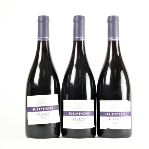 (3) 2017 Rippon Mature Vine Pinot Noir, Wanaka
