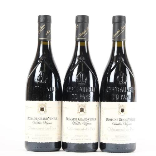 (3) 2007 Domaine Grand Veneur Vieilles Vignes Chateauneuf du Pape