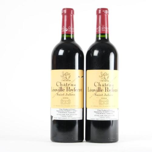 (2) 2004 Chateau Leoville Poyferre 2eme Cru Classe, St Julien