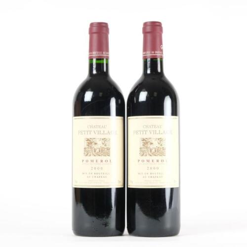 (2) 2000 Chateau Petit Village, Pomerol