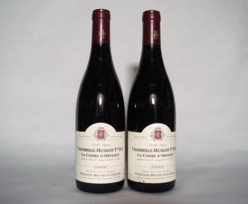 (2) 2006 Domaine Bruno Clavelier Chambolle Musigny La Combe d'Orveaux 1er Cru, Cote de Nuits