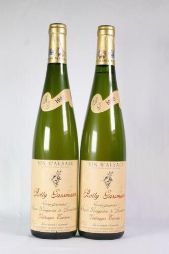 (2) 1998 Rolly Gassmann Gewurztraminer Oberer Weingarten de Rorschwihr Vendanges Tardives