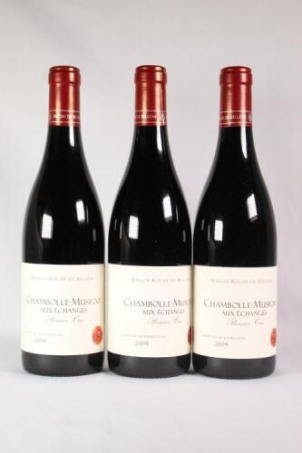 (3) 2009 Nicolas Potel Maison Roche de Bellene Aux Echanges Chambolle-Musigny 1er Cru, Cote de Nuits