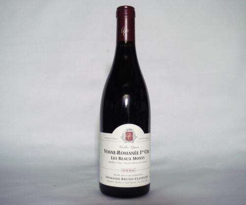 (1) 2006 Domaine Bruno Clavelier Vosne Romanee Beaux Monts 1er Cru, Cote de Nuits