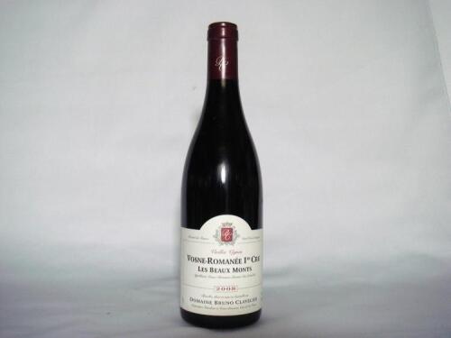 (1) 2008 Domaine Bruno Clavelier Vosne Romanee Beaux Monts 1er Cru, Cote de Nuits