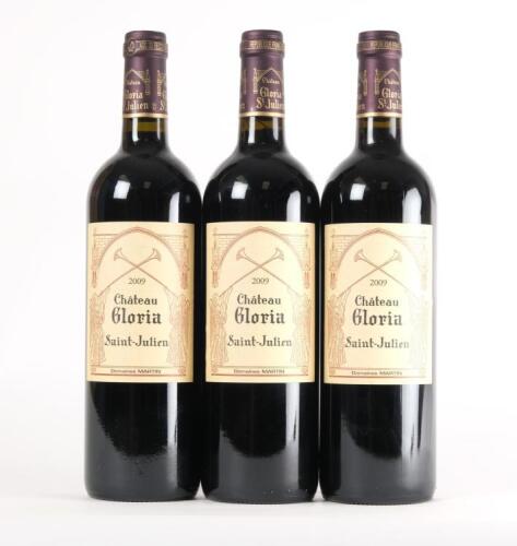 (3) 2009 Chateau Gloria, St Julien