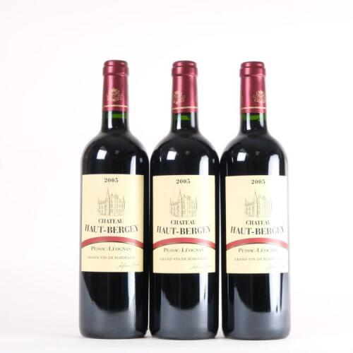 (3) 2005 Chateau Haut-Bergey, Pessac Leognan