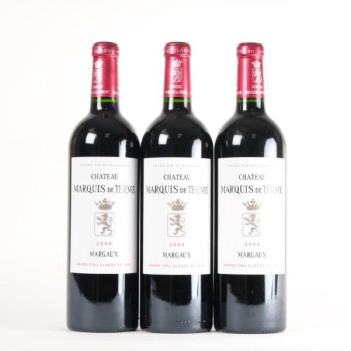 (2) 2009 Chateau Marquis de Terme 4eme Cru Classe, Margaux
