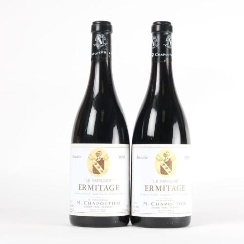 (2) 1995 M. Chapoutier Ermitage Le Pavillon