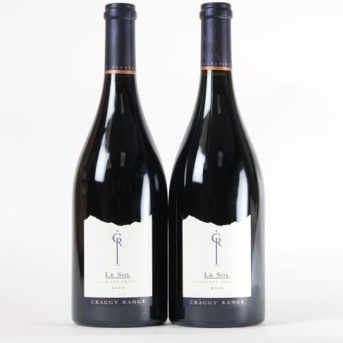 (2) 2010 Craggy Range Le Sol, Gimblett Gravels