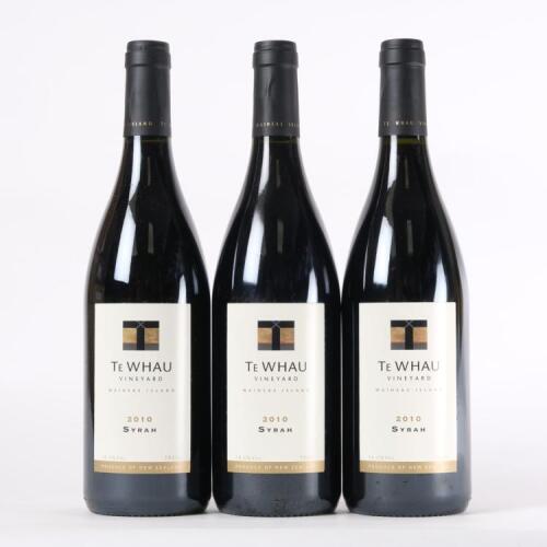(3) 2010 Te Whau Syrah, Waiheke