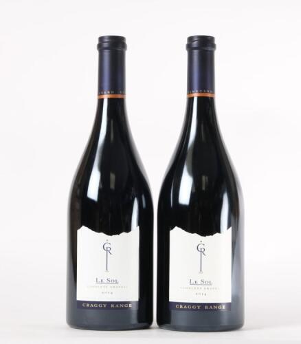 (2) 2014 Craggy Range Le Sol, Gimblett Gravels