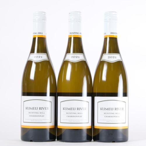 (3) 2021 Kumeu River Hunting Hill Chardonnay, Kumeu