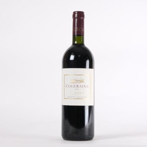 (1) 2007 Te Mata Estate Coleraine, Hawkes Bay
