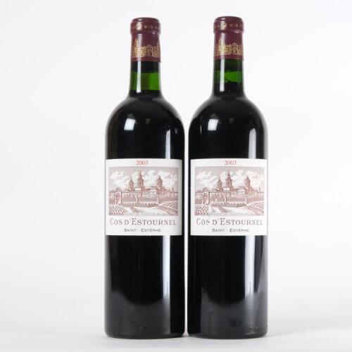 (2) 2003 Chateau Cos d'Estournel 2eme Cru Classe, St Estephe