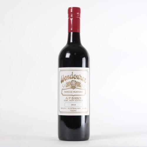 (1) 2012 AP Birks Wendouree Shiraz/Mataro, Clare SA