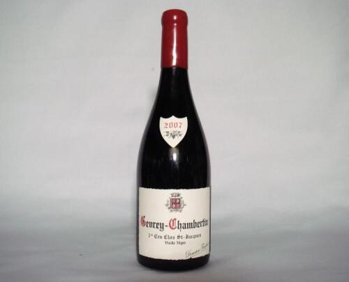 (1) 2007 Domaine Fourrier Gevrey Chambertin Clos St Jacques 1er Cru, Cote de Nuits