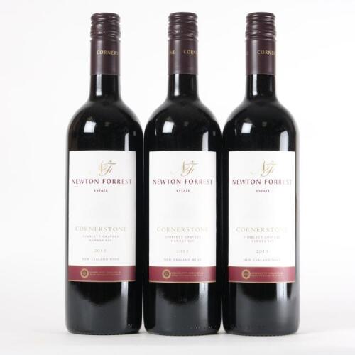(3) 2013 Newton Forrest Cornerstone, Gimblett Gravels