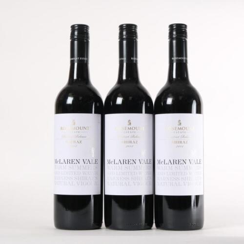 (3) 2013 Rosemount District Release Shiraz, McLaren Vale SA