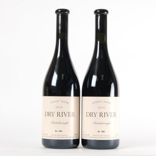 (2) 2010 Dry River Pinot Noir, Martinborough