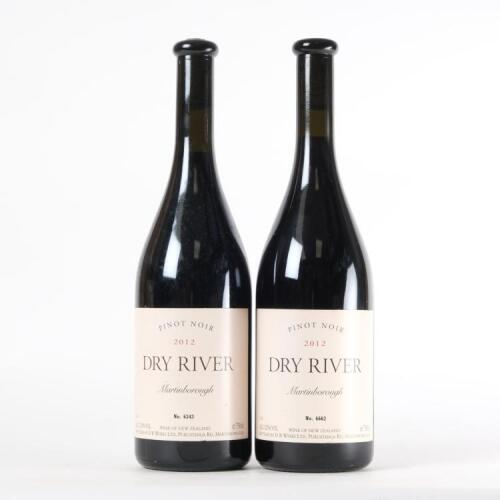 (2) 2012 Dry River Pinot Noir, Martinborough