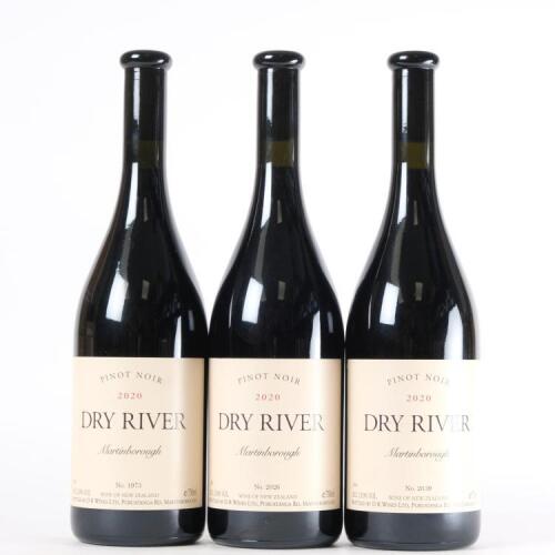 (3) 2020 Dry River Pinot Noir, Martinborough