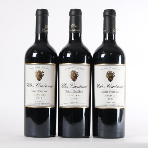 (3) 2010 Clos Cantenac, St Emilion