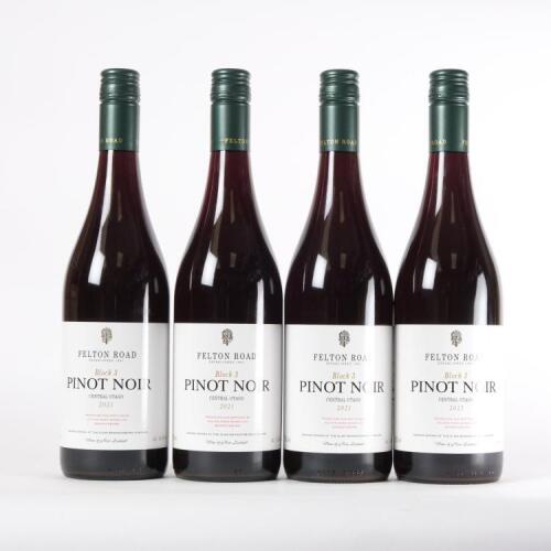 (4) 2021 Felton Road Block 3 Pinot Noir, Bannockburn
