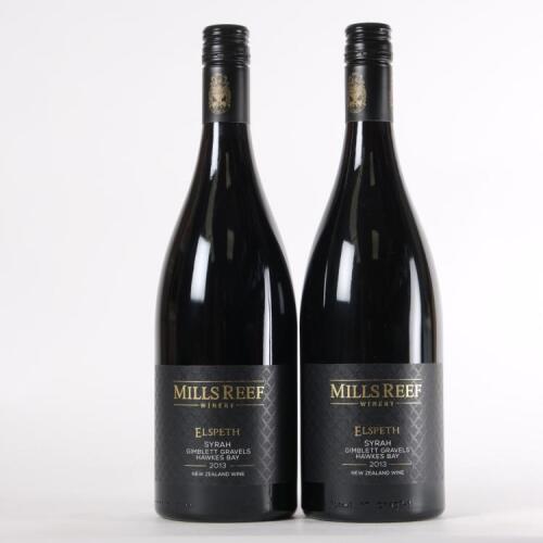 (2) 2013 Mills Reef Elspeth Syrah, Gimblett Gravels