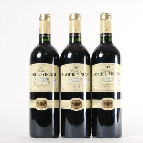 (3) 2011 Chateau Lamothe-Vincent, Bordeaux